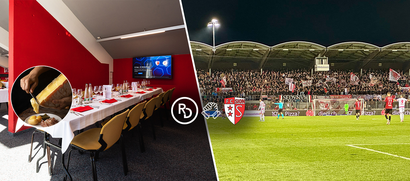 FCSIONxRD - 1 accès VIP pour le match communautaire Realdeals.ch (FC Sion VS Young Boys) pour les 1/4 de Finale de la Coupe Suisse avec Raclette et Boissons incluses