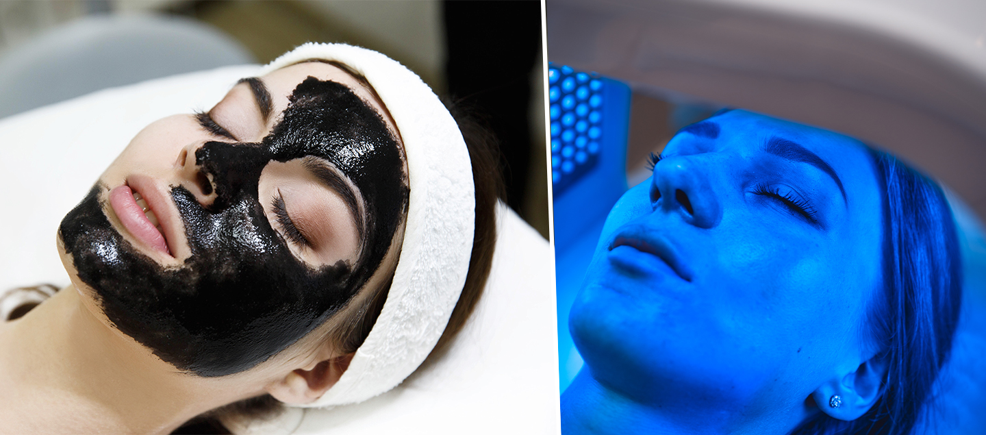 Soin du visage Hollywood Peel avec Luminothérapie