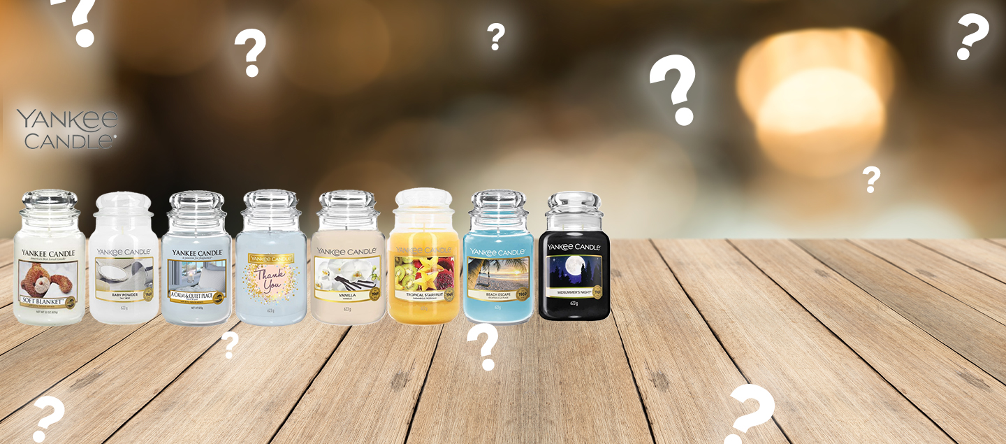 Set de 6 bougies larges parfum surprise (623g) Yankee Candle  