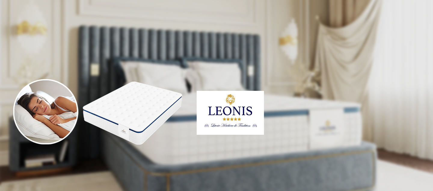 Matelas Vasco avec mousse à mémoire de forme - épaisseur 30cm - LEONIS