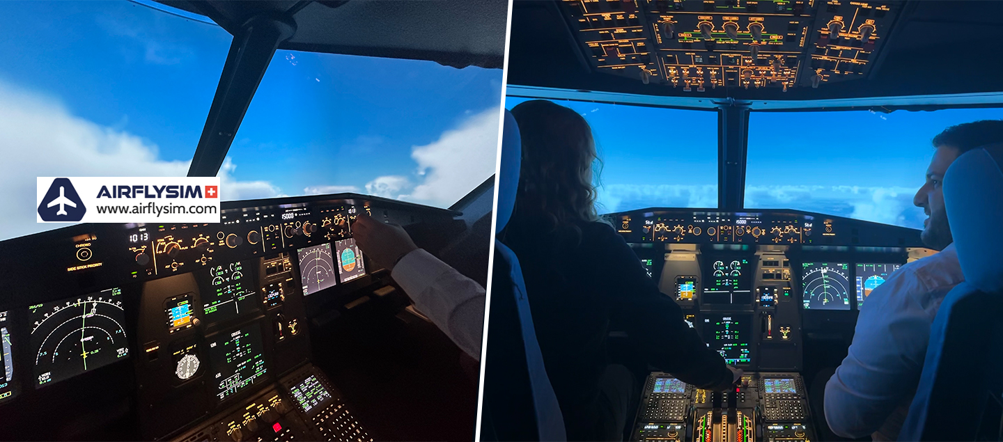 2h de vol sur simulateur d'Airbus A320