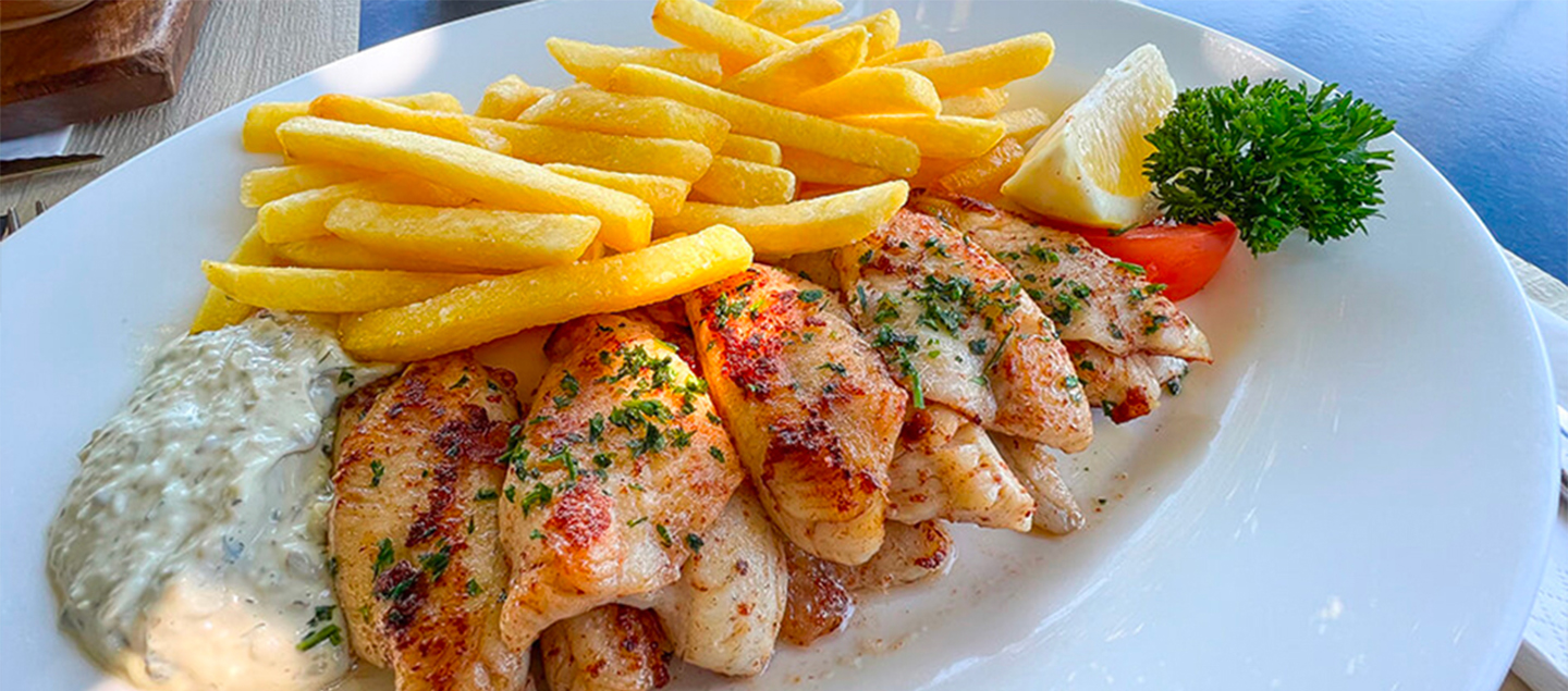 Menu Filets de perche avec entrée et dessert dès 2 personnes