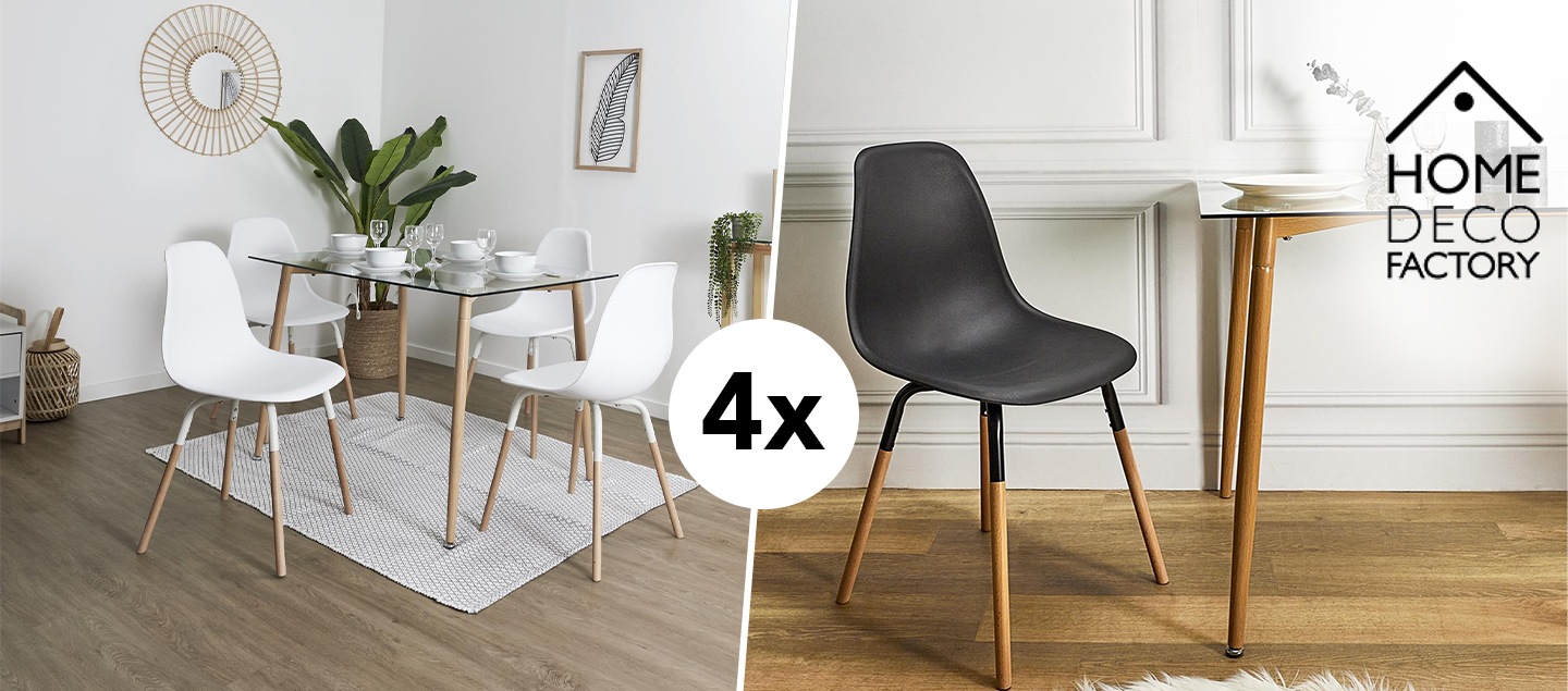 Set de 4 chaises Phenix THE HOME DECO FACTORY