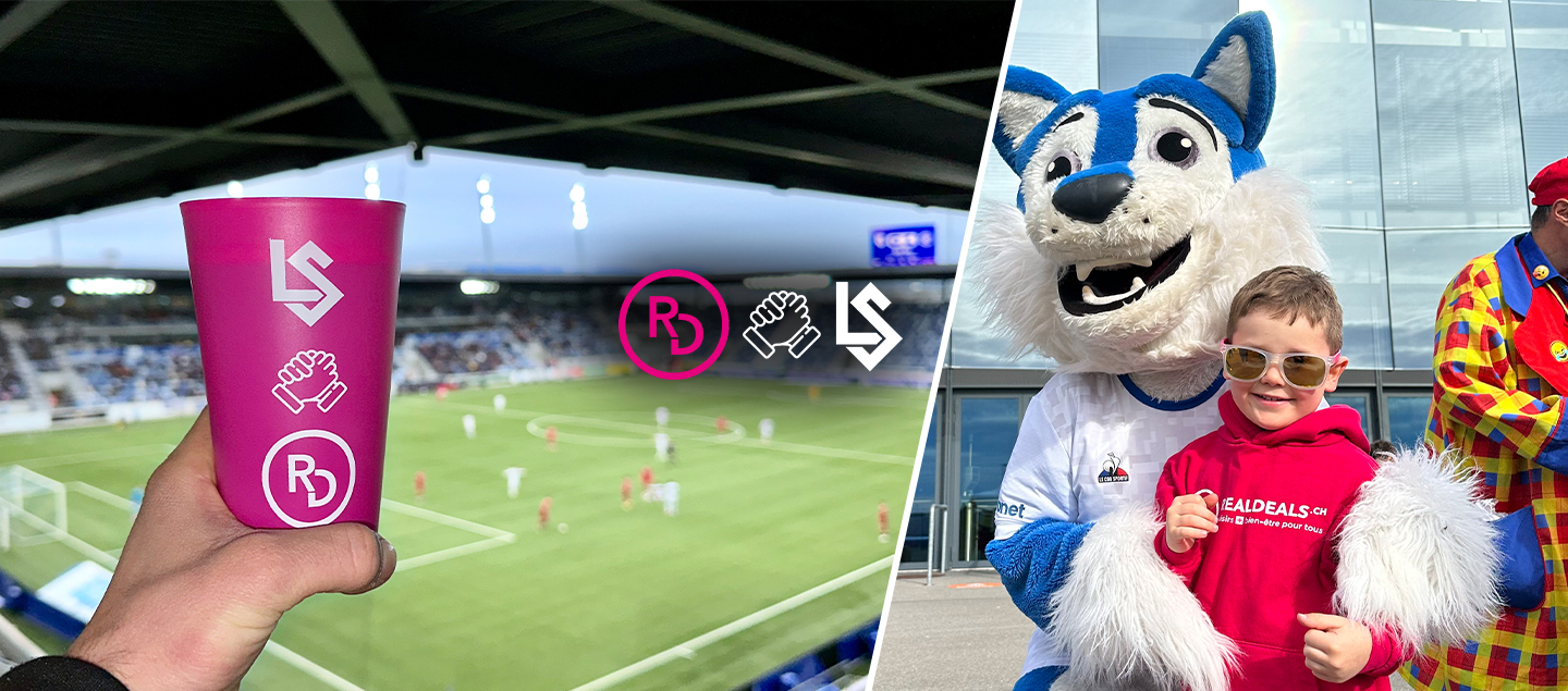 1 accès à La Tribune Realdeals.ch privée avec une boisson offerte pour un match du LS au choix (FC Basel - FC Luzern - GC Zürich)