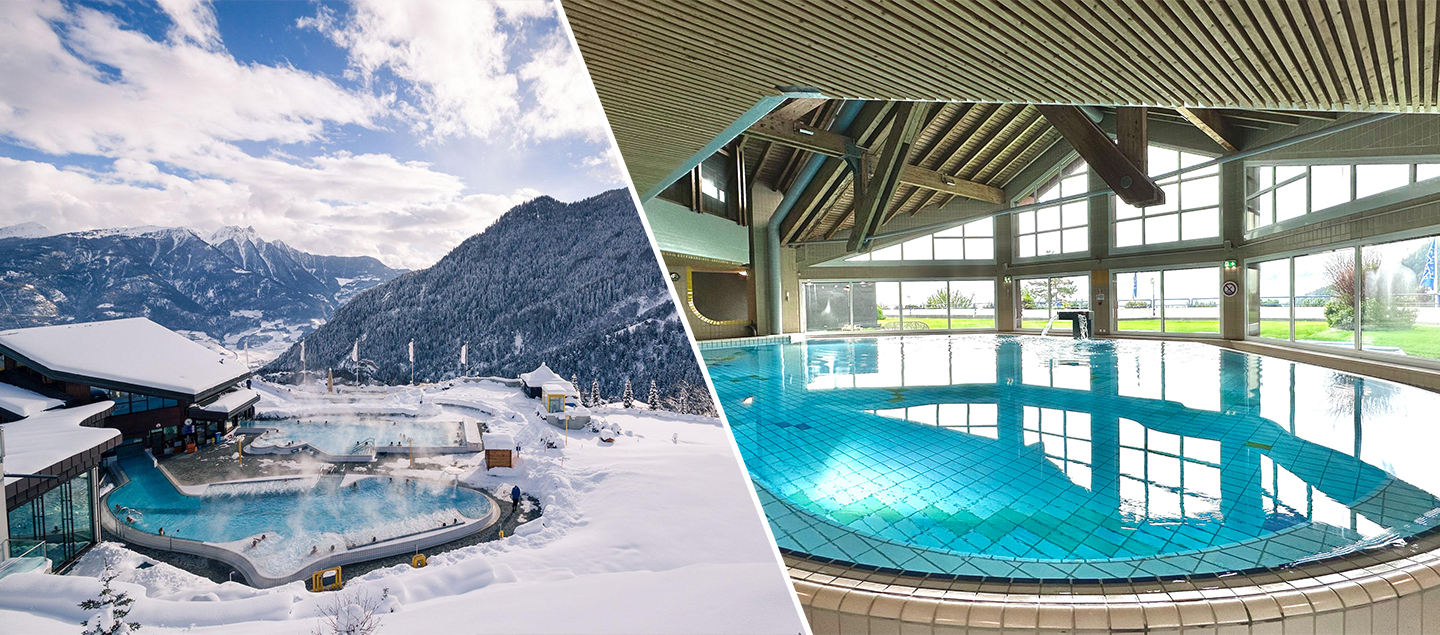 Journée détente avec Entrées à Thermalp les bains d’Ovronnaz (accès au Spa) et Plat du jour pour 2 personnes