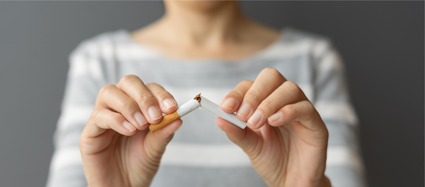 Combinaison de soins pour arrêter de fumer 