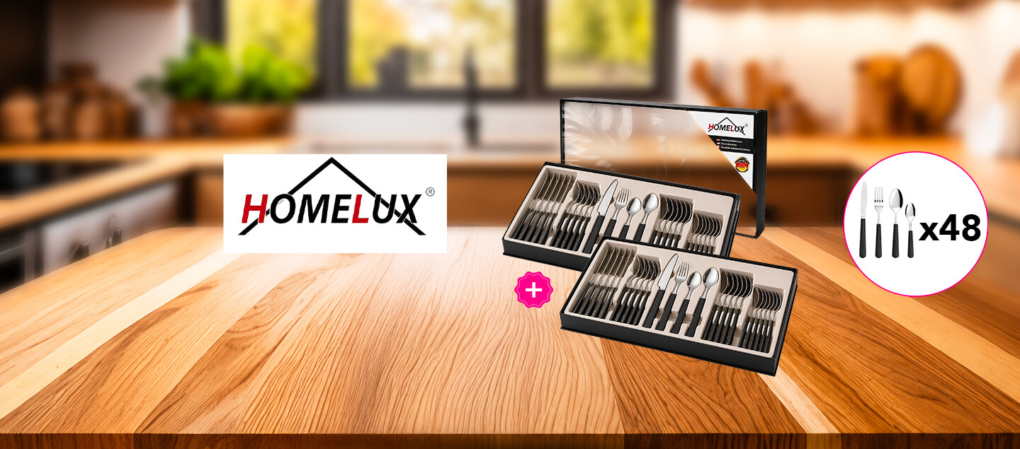 Set de 48 couverts HOMELUX