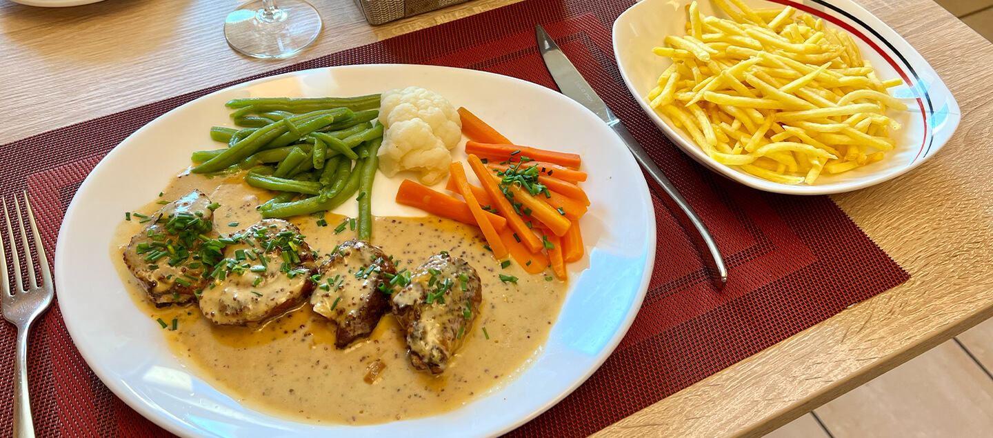 Filet mignon à la moutarde dès 2 personnes