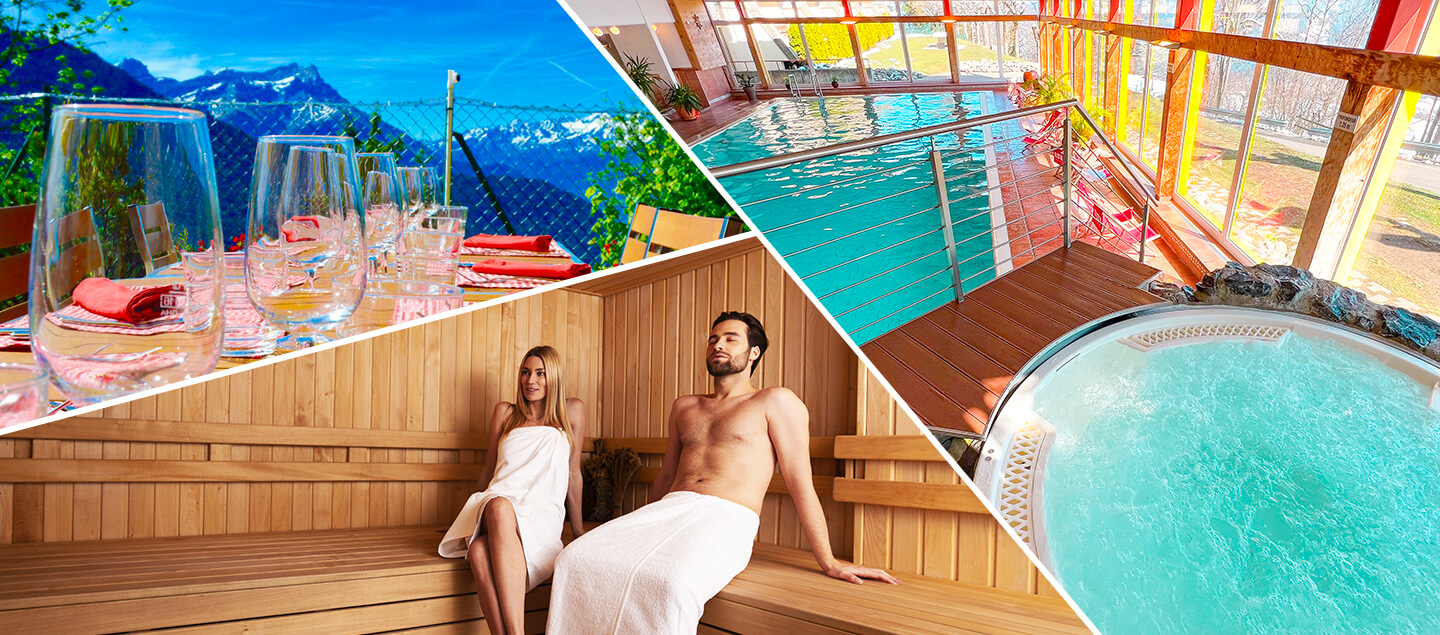 Journée détente avec accès SPA, Wellness, piscine et menu 3 plats dès 2 personnes