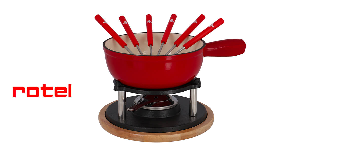 Caquelon Fondue Swiss Design