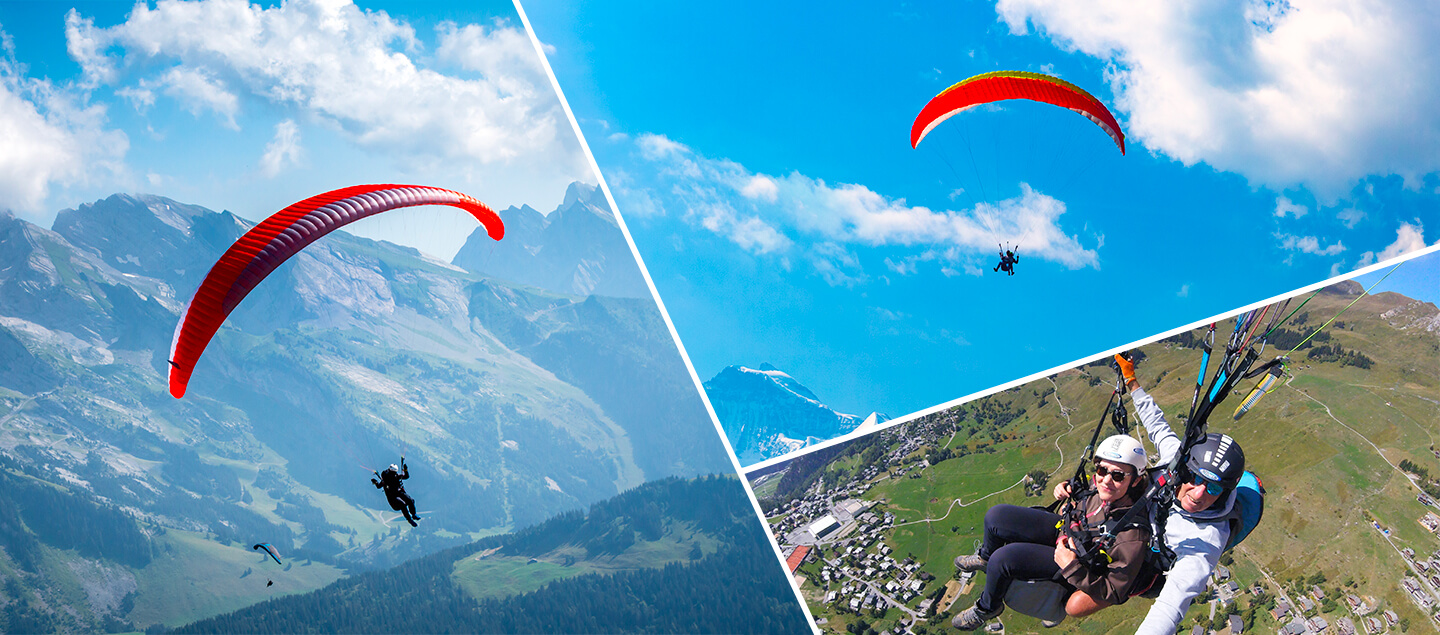 Vol en parapente bi-place avec photos