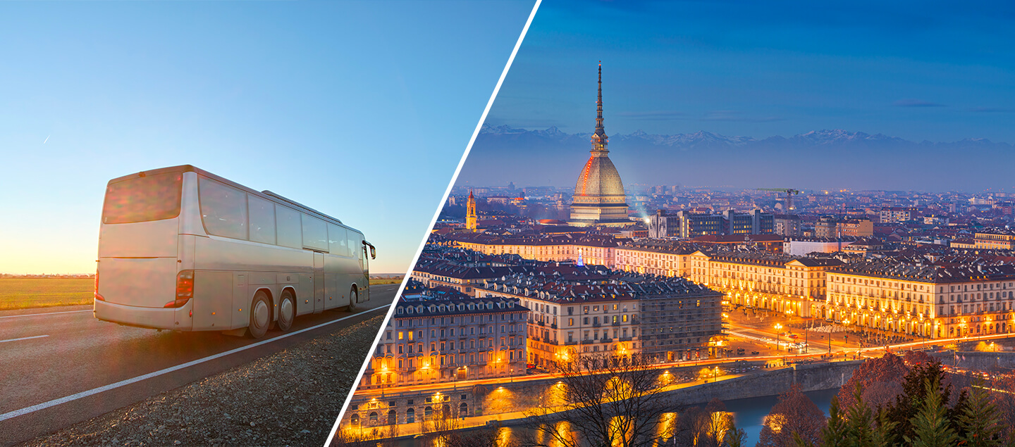Journée Shopping et/ou visite de la ville de Turin avec voyage en bus (le 30 novembre 2024) 