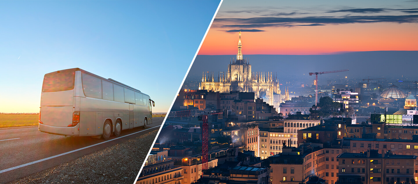 Journée Shopping et/ou visite de la ville de Milan avec voyage en bus (le 29 juin ou 21 décembre 2024)