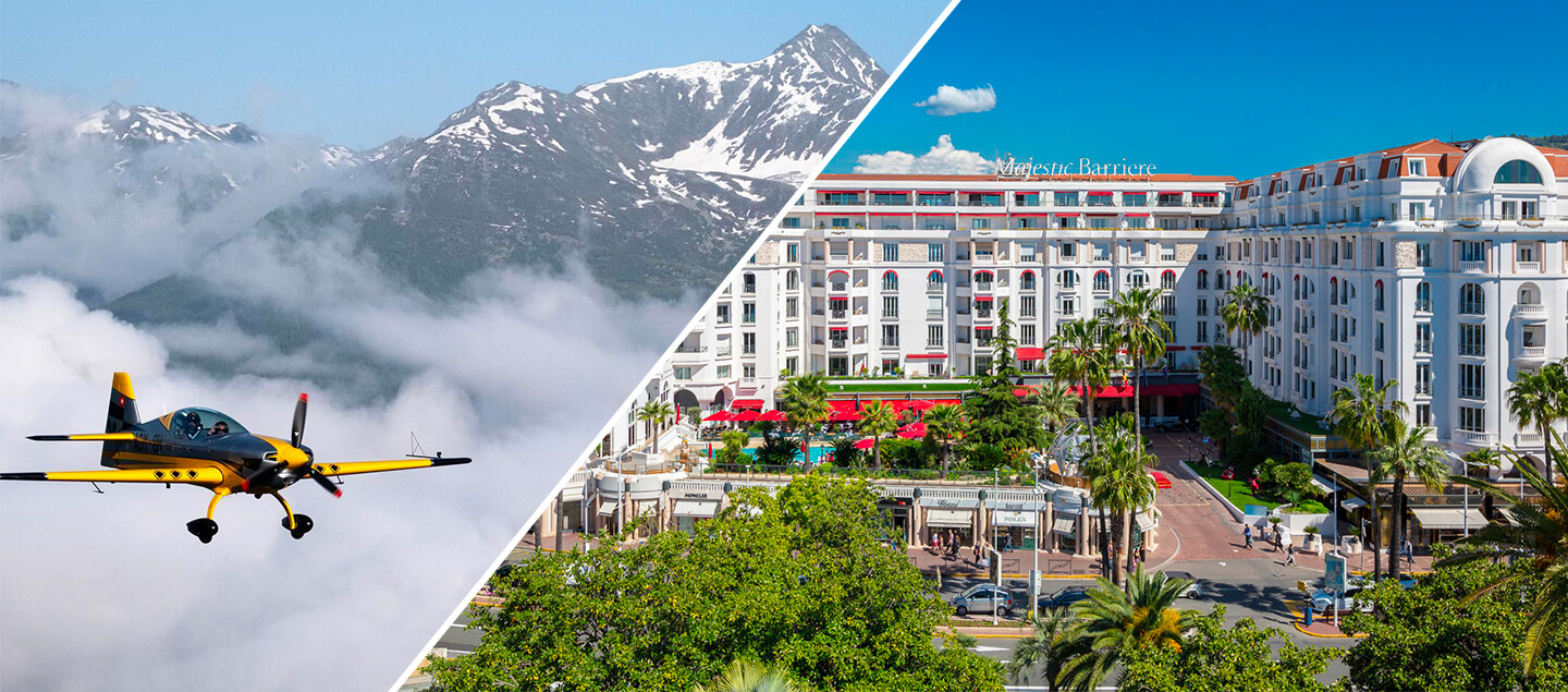 Séjour de Luxe à l'hôtel Majestic***** à Cannes en avion pour 2 personnes