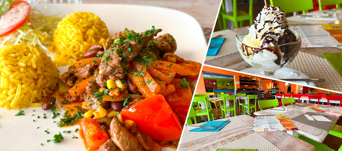Menu Wok Mexicain avec salade et dessert dès 2 personnes