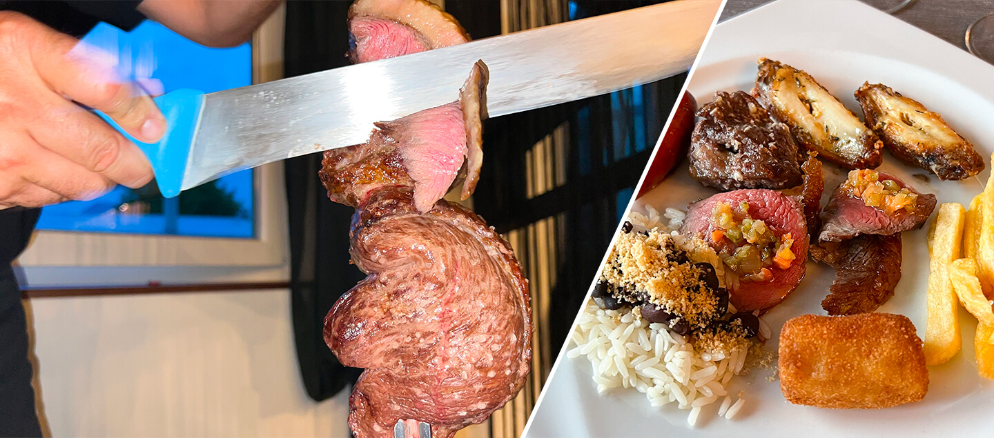 Rodizio brésilien à volonté avec entrée dès 2 personnes