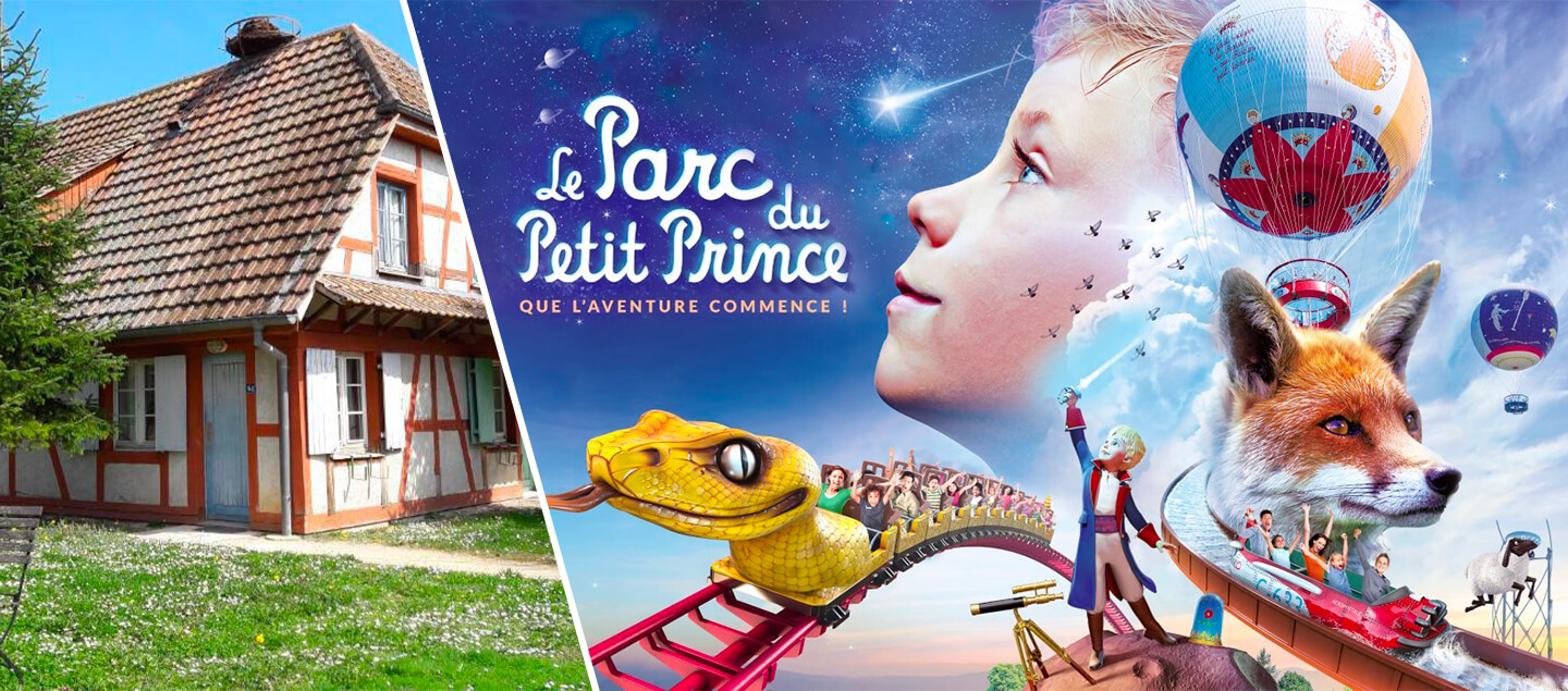 Séjour en Alsace avec entrées journalières au Parc du Petit Prince dès 2 personnes