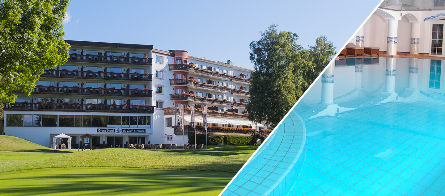 Nuitée à Crans-Montana avec accès illimité aux espaces détente pour 2 personnes