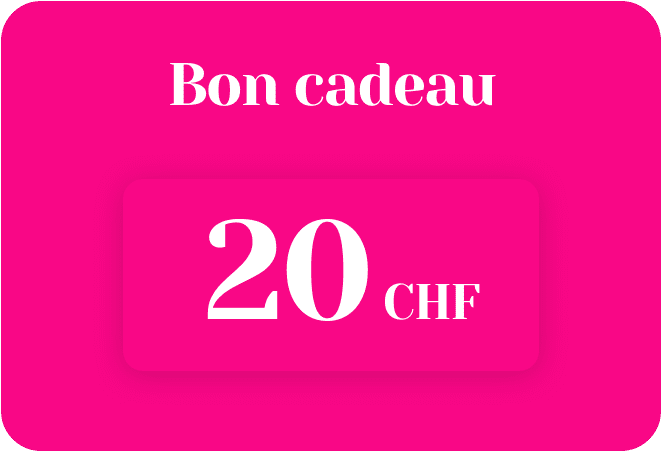 Bon cadeau pour un montant de 20 CHF