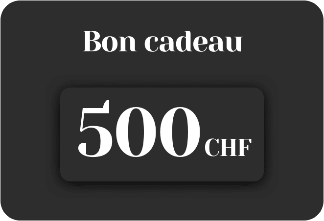 Bon cadeau pour un montant de 500 CHF