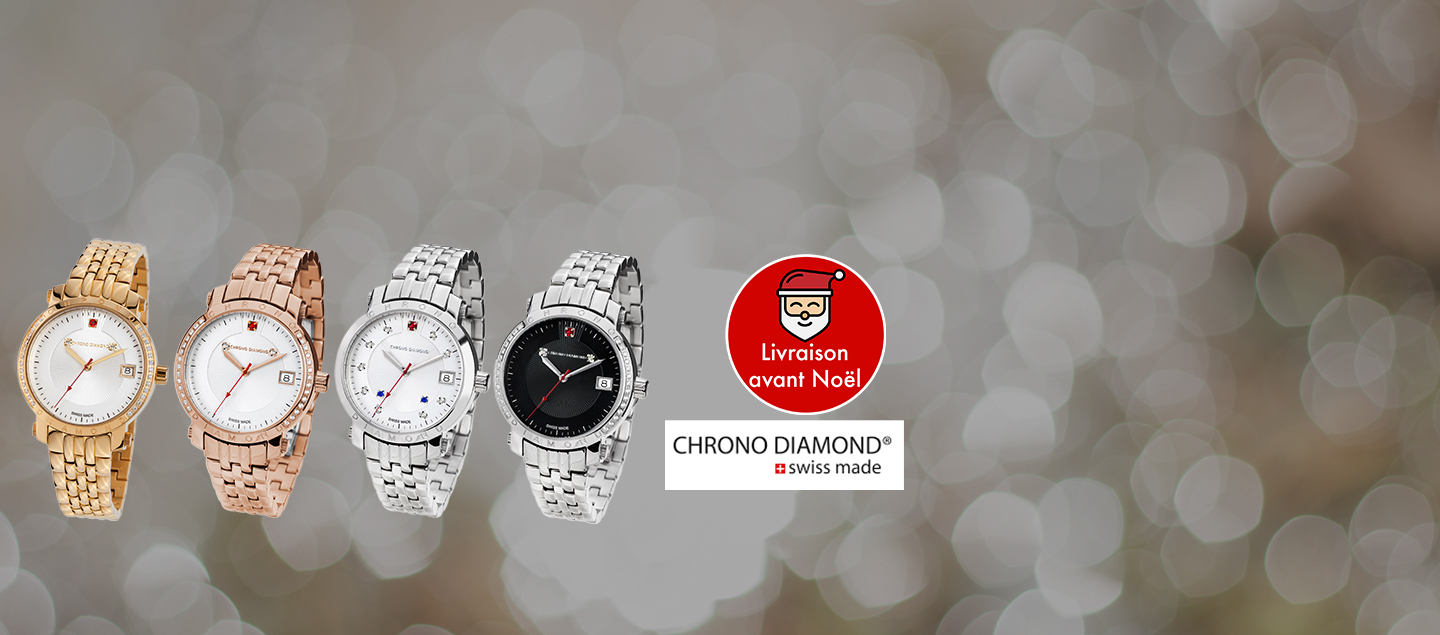 Montres discount chrono diamond
