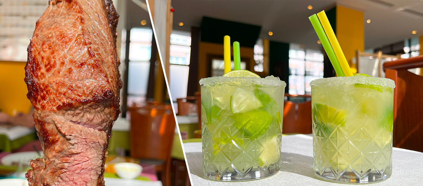 Rodizio brésilien à volonté avec entrée, dessert et Caipirinha dès 2 ...