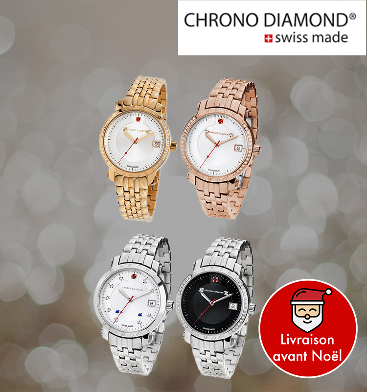 Montres luxe pour Femme Chrono Diamond Nesta Realdeals.ch