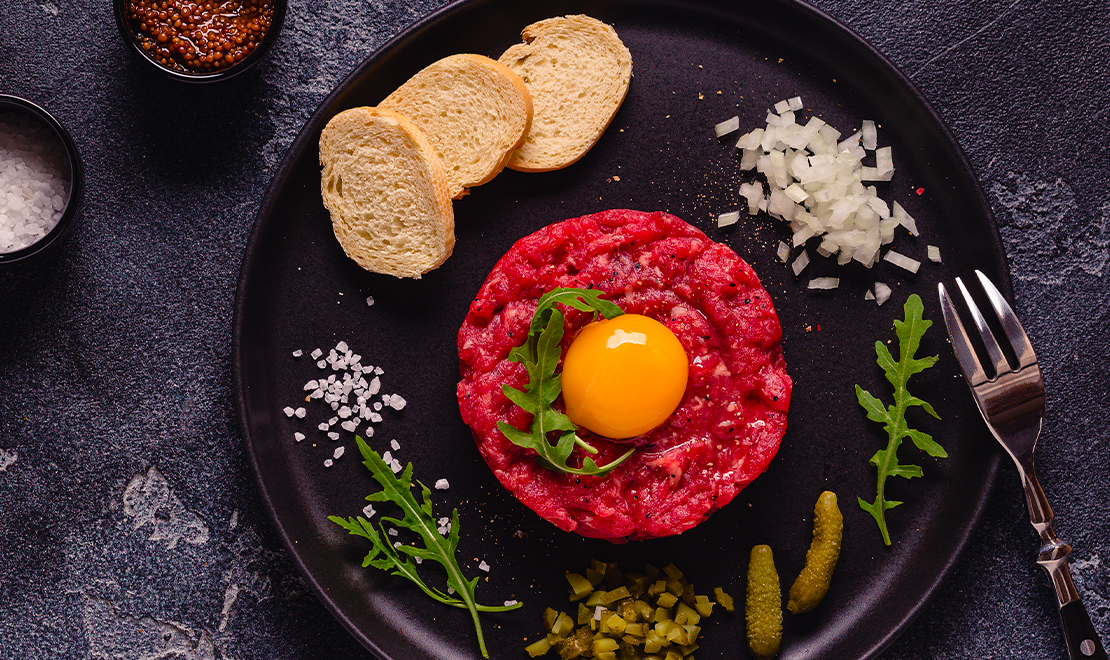 Menu tartare de bœuf coupé au couteau dès 2 personnes Realdeals.ch ...