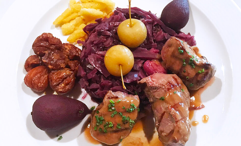 Menu chasse avec entrée et dessert dès 2 personnes Realdeals.ch