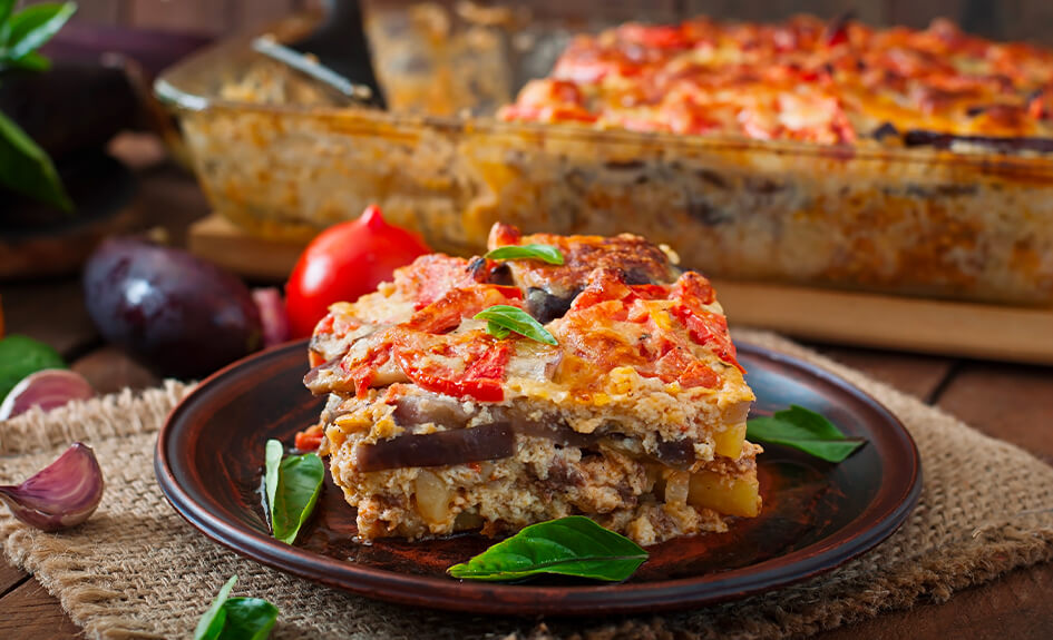 Menu spécialités culinaires grecques avec entrée et dessert dès 2