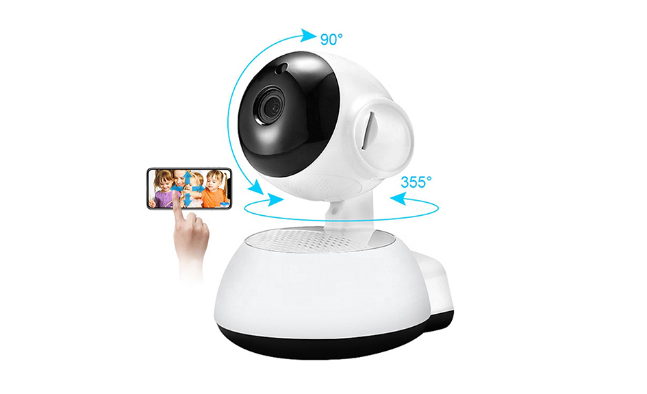 Camera de surveillance connectée multifonction 360° - Realdeals.ch