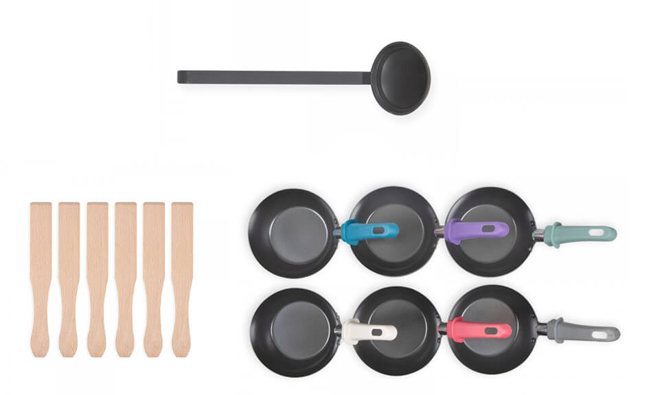 Set 3 en 1 mini woks, crêpière et grill Livoo Realdeals.ch
