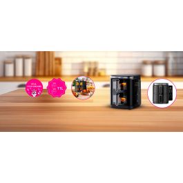 Friteuse Air Comfy Nest Double Panier 11l 2800w 12 Programmes Friteuse à Air Double Panier Comfy Nest 11L - 12 Programmes - Écran Tactile LED - 2800W - Cuisson Rapide Et Saine Friteuse Sans Huile - 3