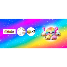 Jouet Anti-stress Ravioli Arc-en-ciel – 8,5 Cm, 4 Expressions, Pour Enfants Et Adultes