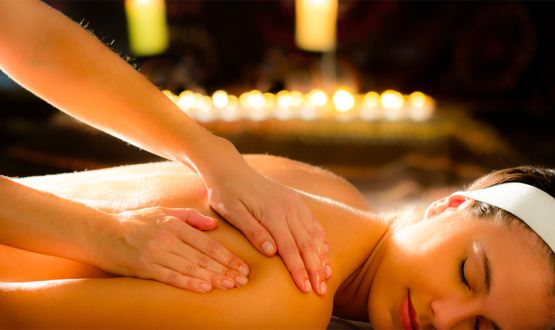 Massage, gommage et 30 min UV 1 ou 3 séances