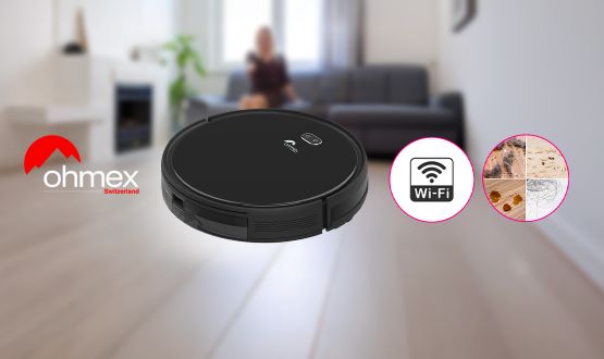 Aspirateur robot connecté Ohmex