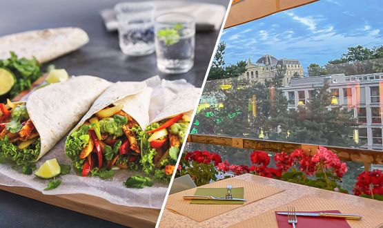 Menu Fajitas avec entrée, dessert et Verre de Sangria dès 2 personnes