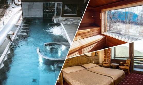 Séjour détente à Leysin avec accès illimité à l'espace Spa en Demi-pension dès 2 personnes