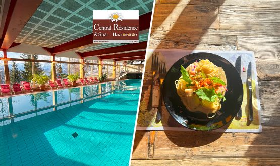 Journée dayspa avec accès au Spa, Wellness, Piscine et Menu 3 plats pour 2 personnes