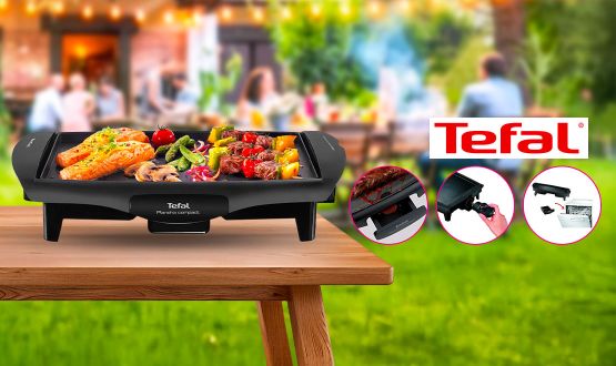 Plancha électrique compacte et pratique TEFAL