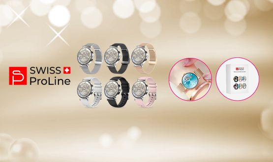 Montre connectée luxe 6en1 Swiss ProLine