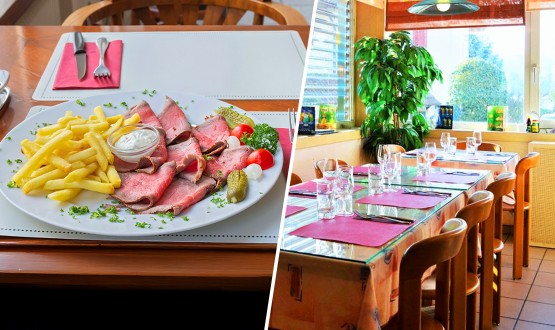 Menu Roastbeef avec entrée et dessert dès 2 personnes