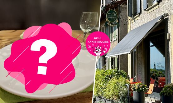 Menu Surprise au Café du Mont-Blanc pour 2 personnes (14 points au Gault & Millau)