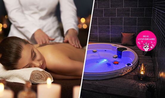 Massage Océan-Rêve avec gommage, massage et jacuzzi
