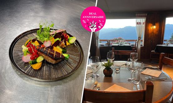 Menu Magret de Canard avec entrée, dessert et Verre de bienvenue dès 2 personnes