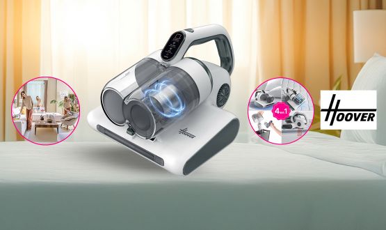 Aspirateur de matelas 4en1 avec écran LED HOOVER