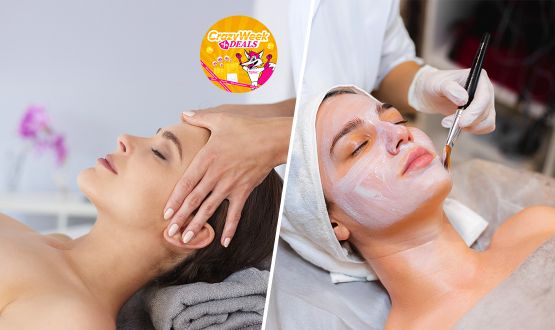 Massage visage, dos et mains avec Masque hydratant du visage