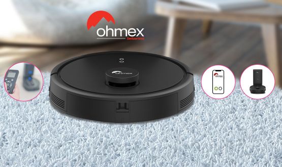 Aspirateur robot connecté avec station intégrée OHMEX