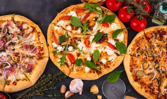Menu Pizza au choix avec entrée et dessert dès 2 personnes
