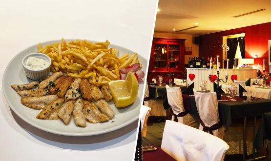 Menu Filets de perches avec entrée et dessert dès 2 personnes